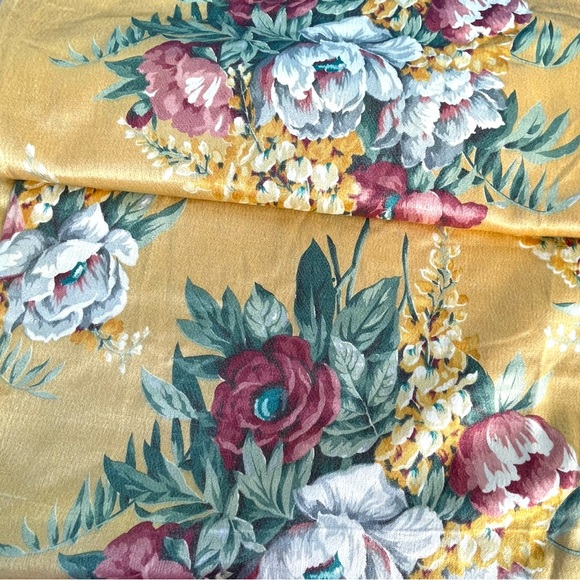 46โx253โ 1930 1940 Sun & Tubfast Material Fabric Country Cottage Floral Craft - Picture 8 of 13